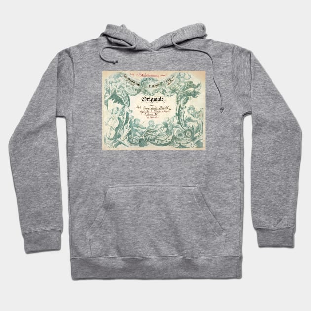 Haendel | Händel | Original manuscript score Hoodie by Musical design